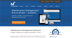 Desktop Screenshot of managerplus.com